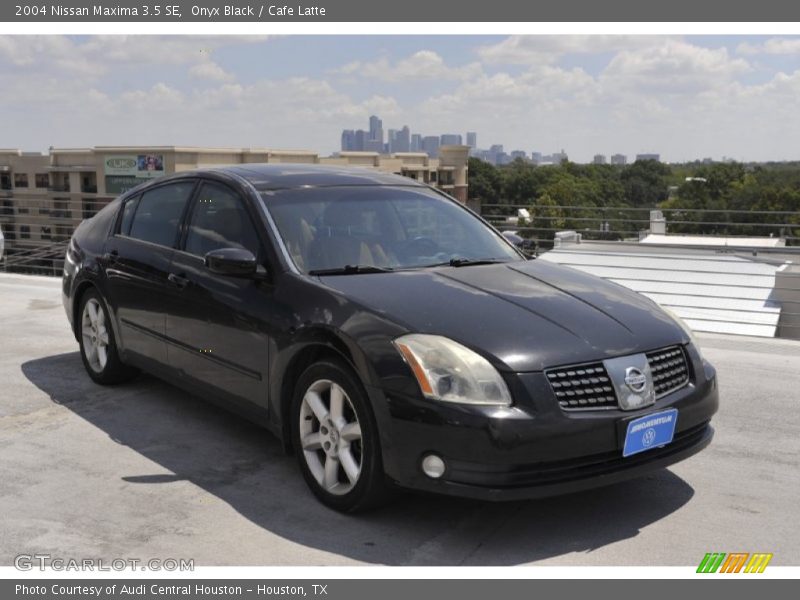 Onyx Black / Cafe Latte 2004 Nissan Maxima 3.5 SE