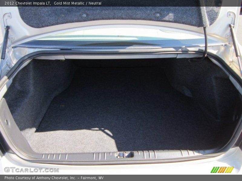 Gold Mist Metallic / Neutral 2012 Chevrolet Impala LT