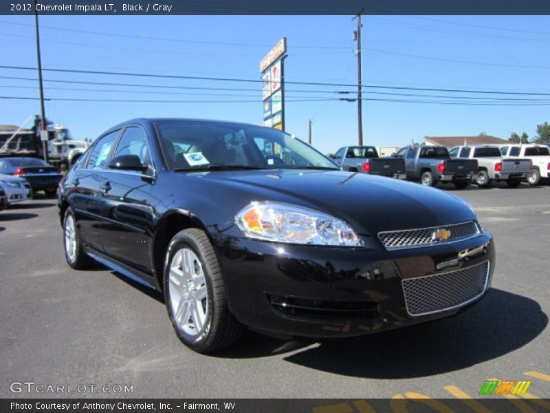 Black / Gray 2012 Chevrolet Impala LT