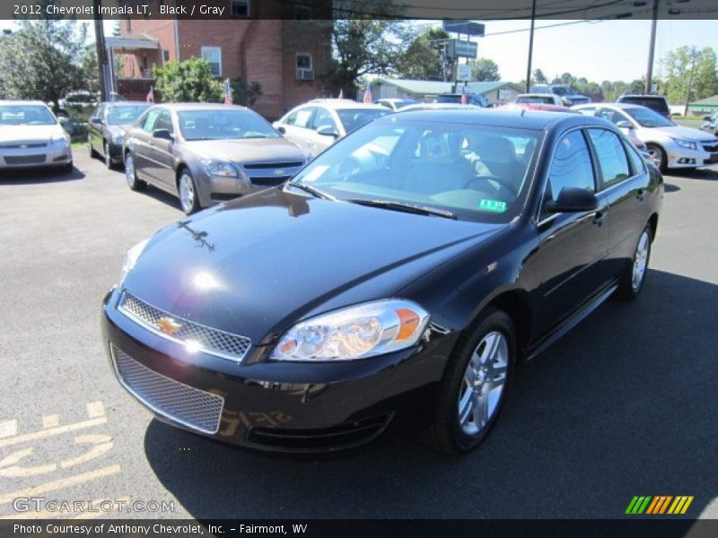 Black / Gray 2012 Chevrolet Impala LT