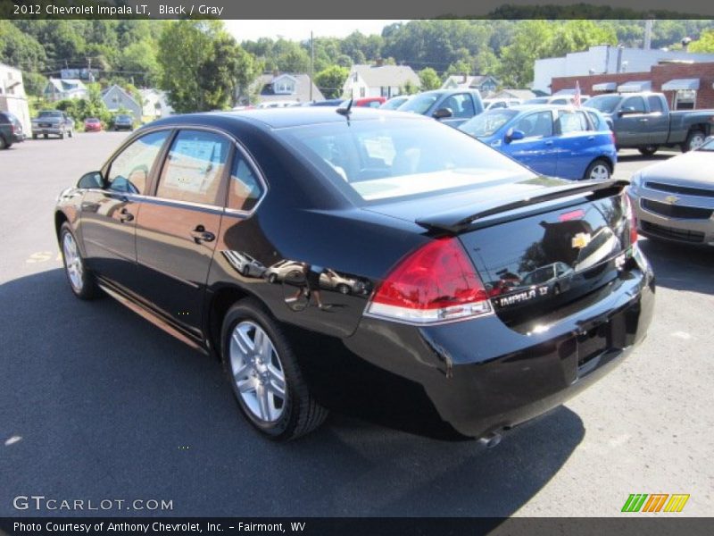 Black / Gray 2012 Chevrolet Impala LT