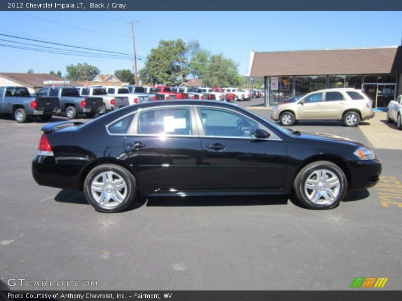 Black / Gray 2012 Chevrolet Impala LT