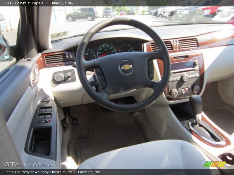 Black / Gray 2012 Chevrolet Impala LT
