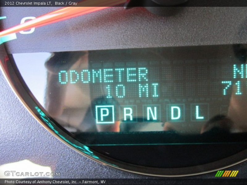 Black / Gray 2012 Chevrolet Impala LT