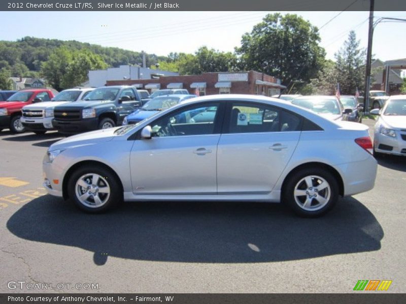 Silver Ice Metallic / Jet Black 2012 Chevrolet Cruze LT/RS