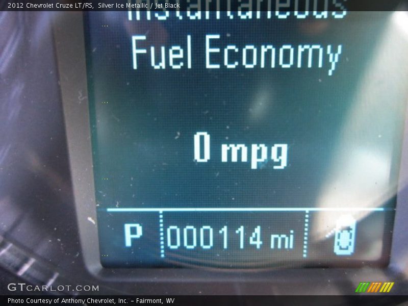 Silver Ice Metallic / Jet Black 2012 Chevrolet Cruze LT/RS