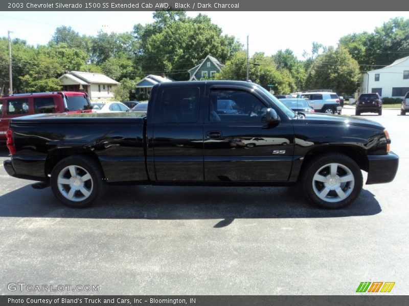 Black / Dark Charcoal 2003 Chevrolet Silverado 1500 SS Extended Cab AWD