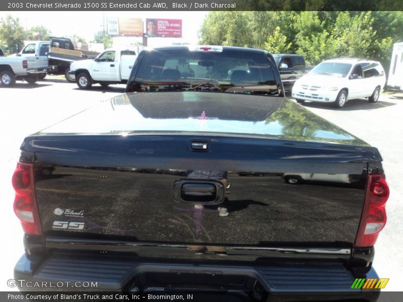 Black / Dark Charcoal 2003 Chevrolet Silverado 1500 SS Extended Cab AWD