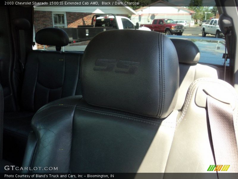 Black / Dark Charcoal 2003 Chevrolet Silverado 1500 SS Extended Cab AWD