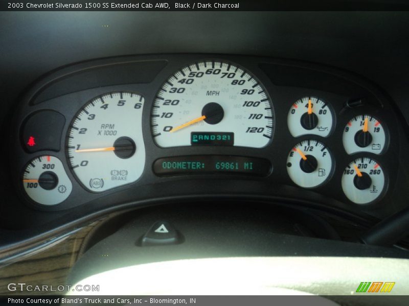  2003 Silverado 1500 SS Extended Cab AWD SS Extended Cab AWD Gauges