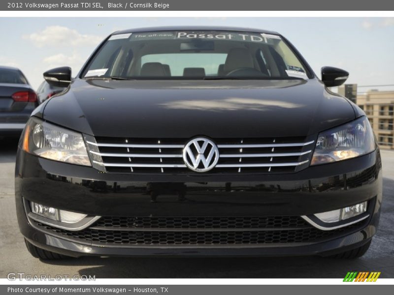 Black / Cornsilk Beige 2012 Volkswagen Passat TDI SEL