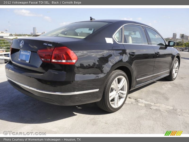 Black / Cornsilk Beige 2012 Volkswagen Passat TDI SEL