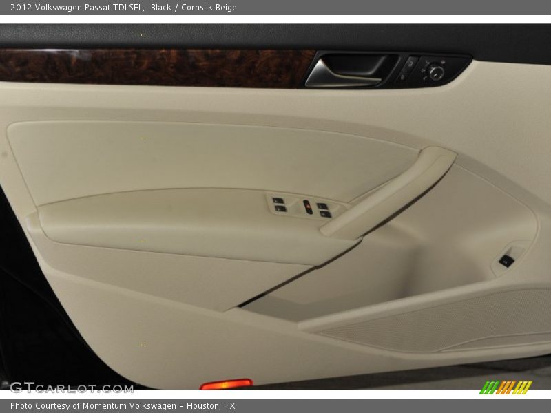 Black / Cornsilk Beige 2012 Volkswagen Passat TDI SEL