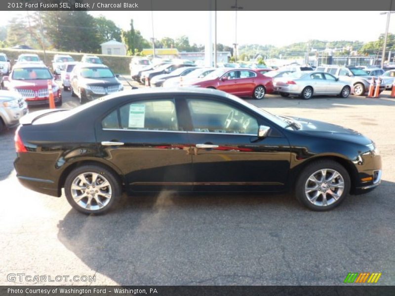Black / Charcoal Black 2012 Ford Fusion SEL
