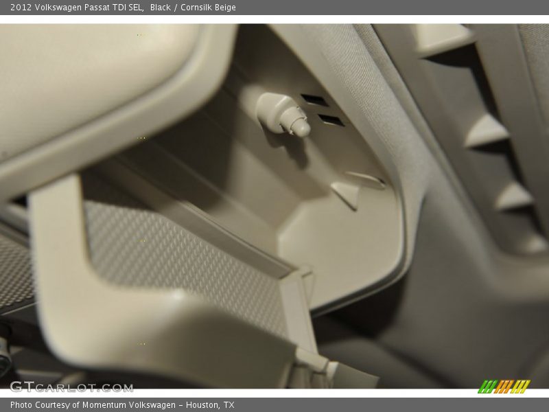 Black / Cornsilk Beige 2012 Volkswagen Passat TDI SEL