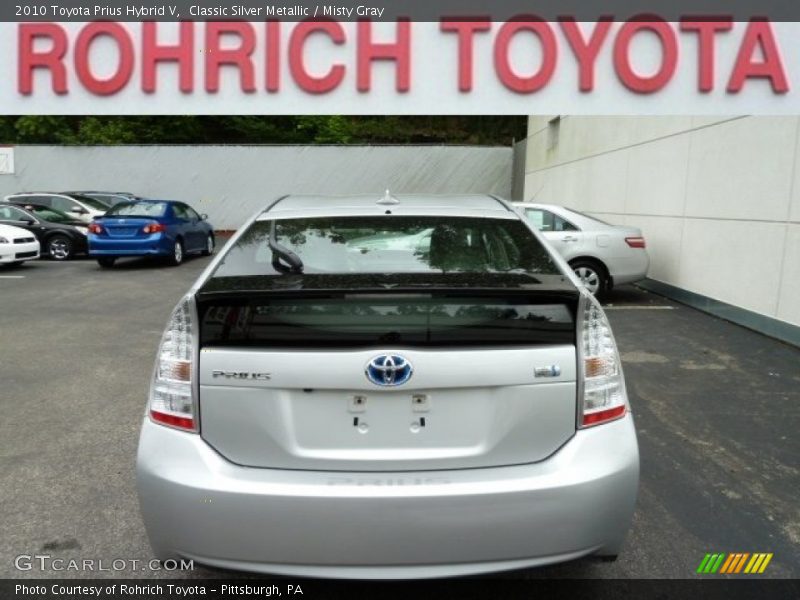 Classic Silver Metallic / Misty Gray 2010 Toyota Prius Hybrid V