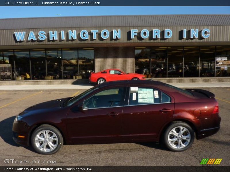 Cinnamon Metallic / Charcoal Black 2012 Ford Fusion SE