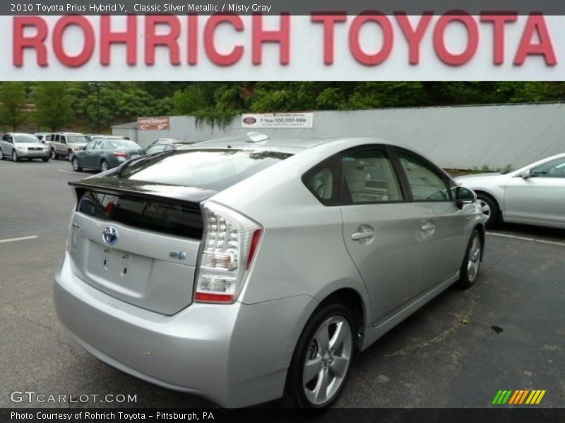 Classic Silver Metallic / Misty Gray 2010 Toyota Prius Hybrid V