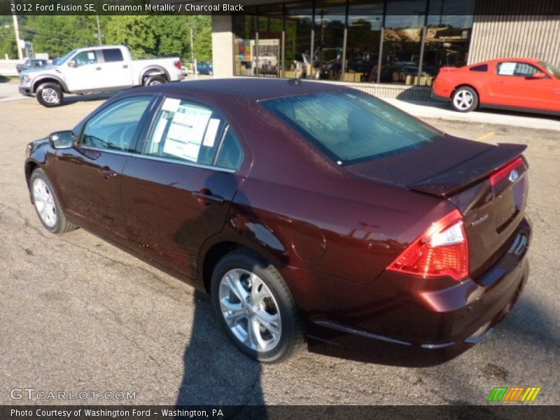 Cinnamon Metallic / Charcoal Black 2012 Ford Fusion SE