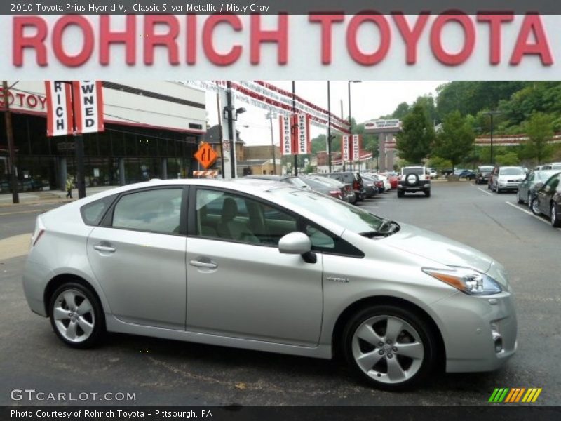 Classic Silver Metallic / Misty Gray 2010 Toyota Prius Hybrid V