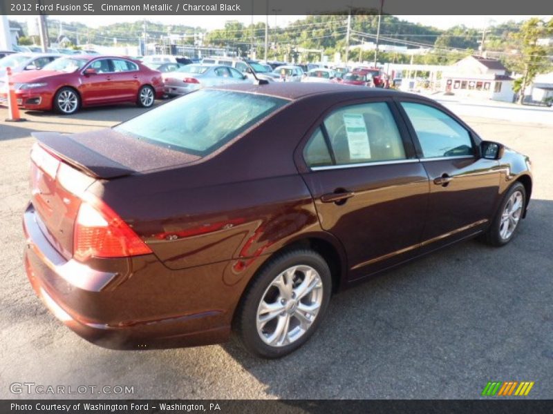 Cinnamon Metallic / Charcoal Black 2012 Ford Fusion SE