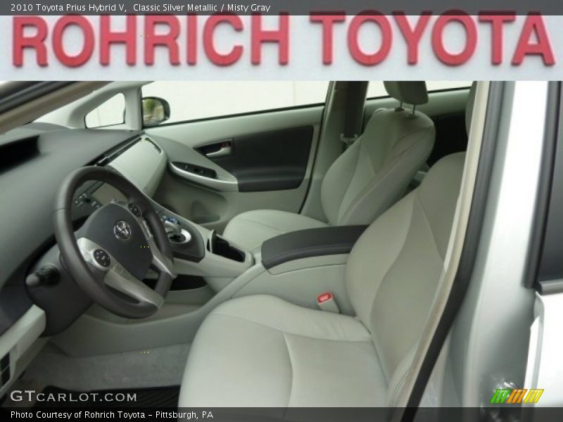 Classic Silver Metallic / Misty Gray 2010 Toyota Prius Hybrid V