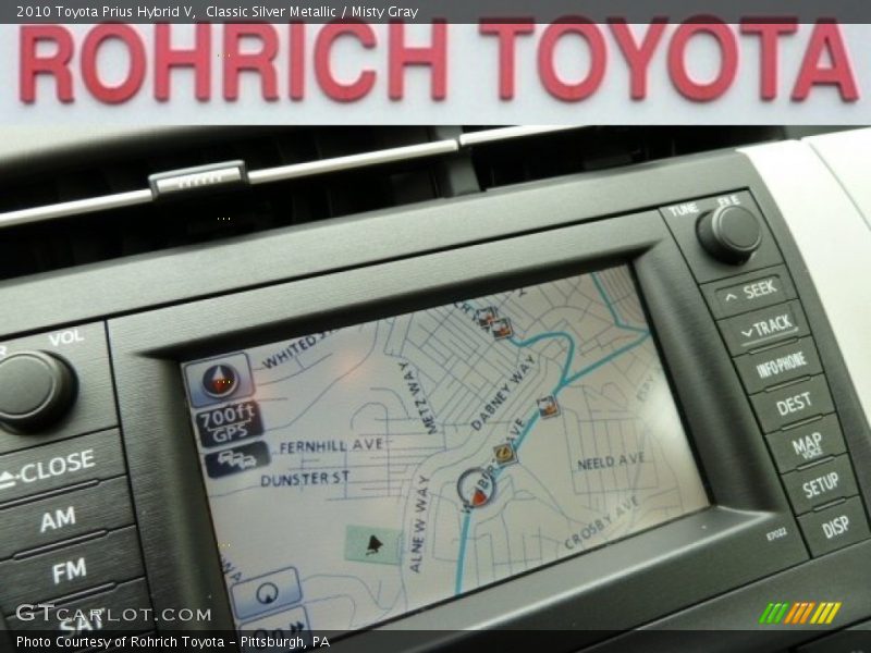 Classic Silver Metallic / Misty Gray 2010 Toyota Prius Hybrid V