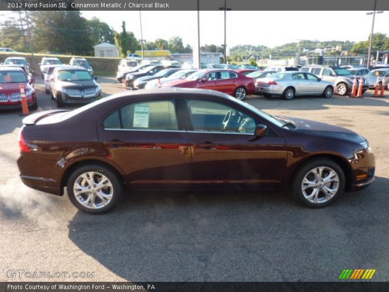 Cinnamon Metallic / Charcoal Black 2012 Ford Fusion SE