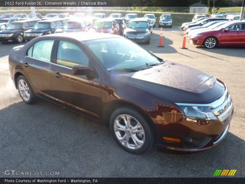 Cinnamon Metallic / Charcoal Black 2012 Ford Fusion SE