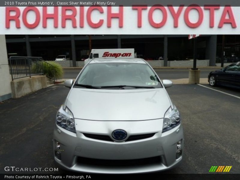 Classic Silver Metallic / Misty Gray 2010 Toyota Prius Hybrid V