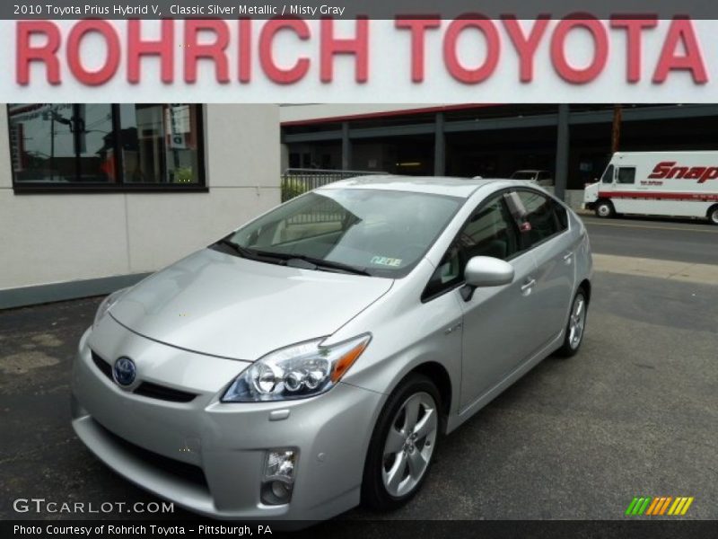 Classic Silver Metallic / Misty Gray 2010 Toyota Prius Hybrid V