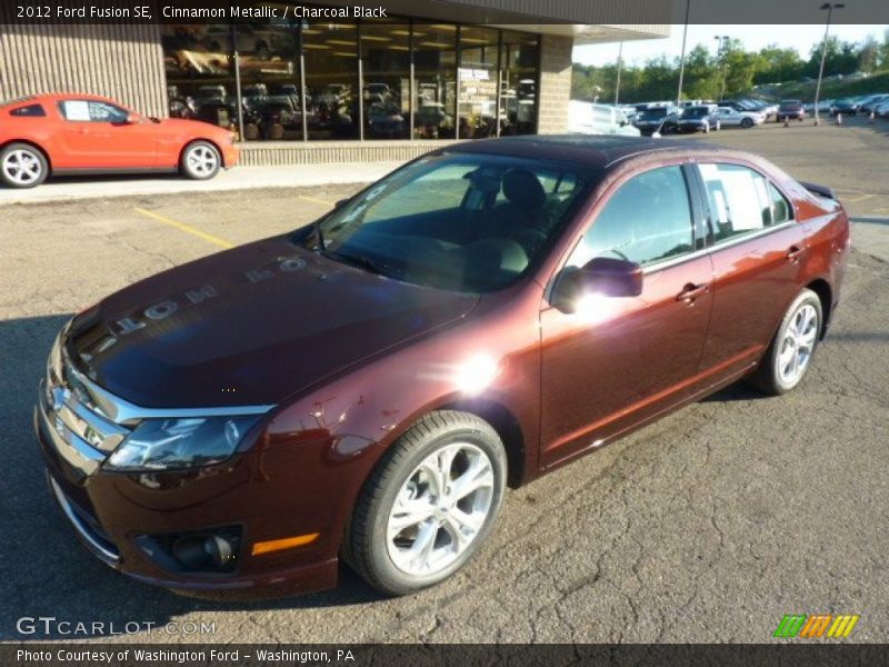 Cinnamon Metallic / Charcoal Black 2012 Ford Fusion SE