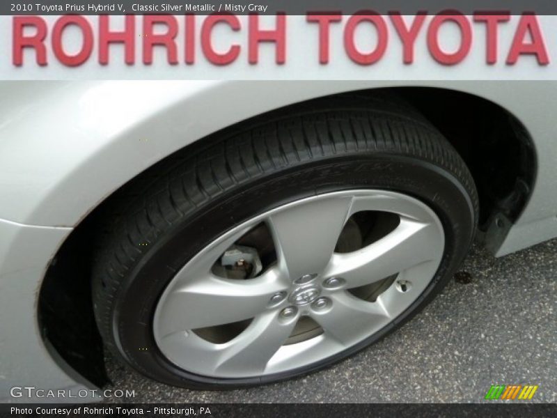Classic Silver Metallic / Misty Gray 2010 Toyota Prius Hybrid V