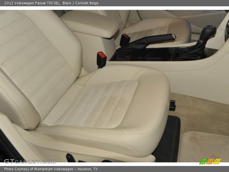 Black / Cornsilk Beige 2012 Volkswagen Passat TDI SEL