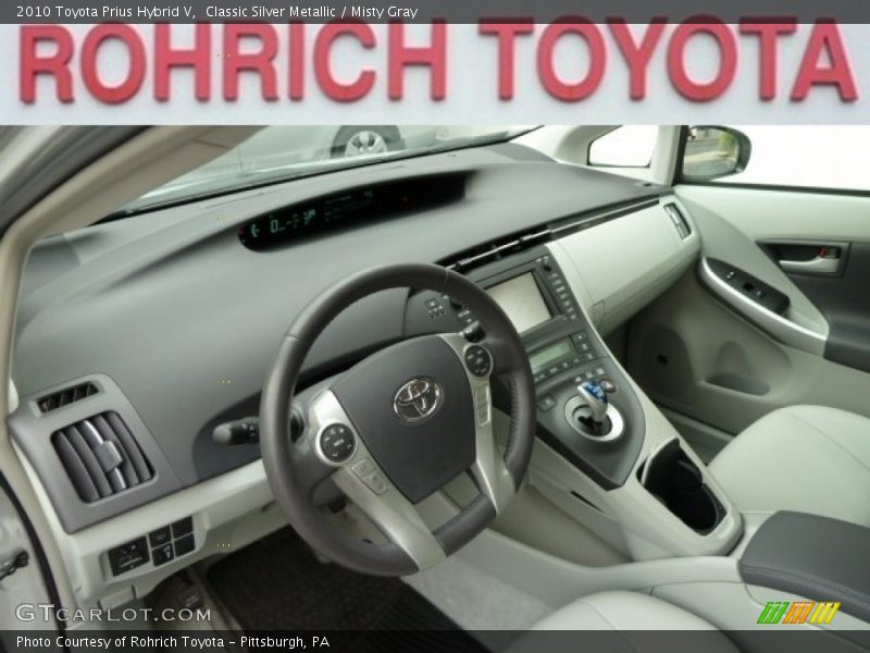 Classic Silver Metallic / Misty Gray 2010 Toyota Prius Hybrid V