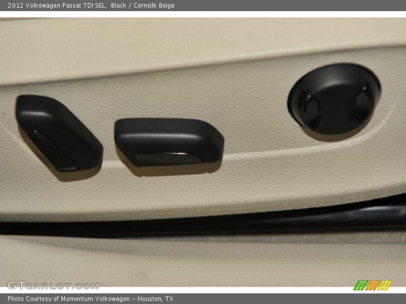 Black / Cornsilk Beige 2012 Volkswagen Passat TDI SEL