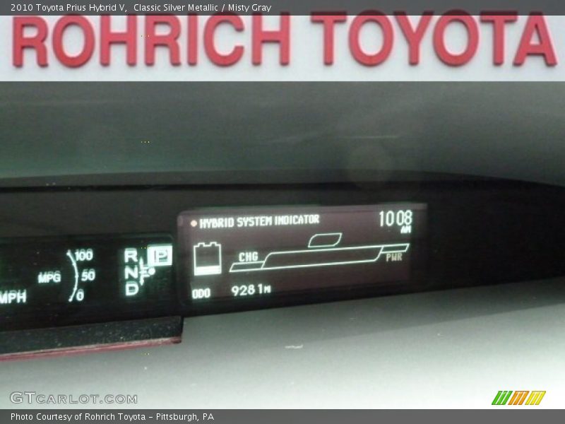 Classic Silver Metallic / Misty Gray 2010 Toyota Prius Hybrid V