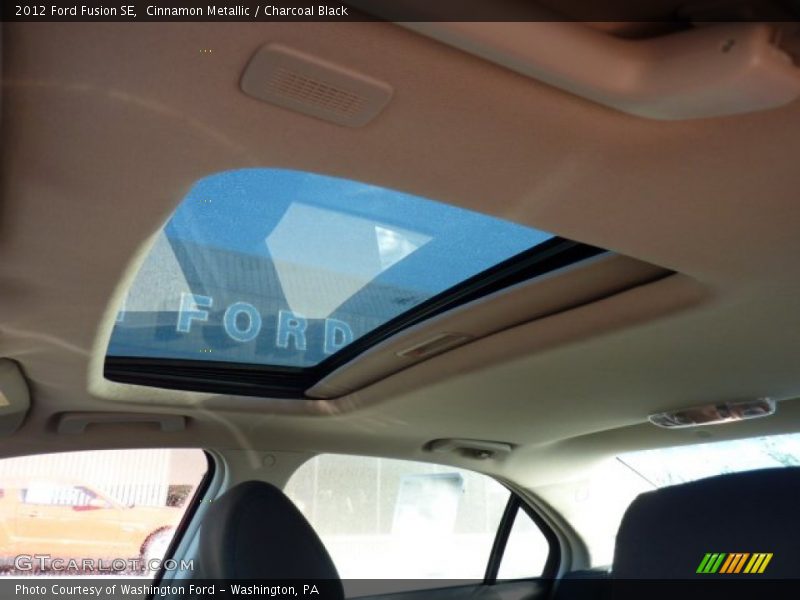 Cinnamon Metallic / Charcoal Black 2012 Ford Fusion SE
