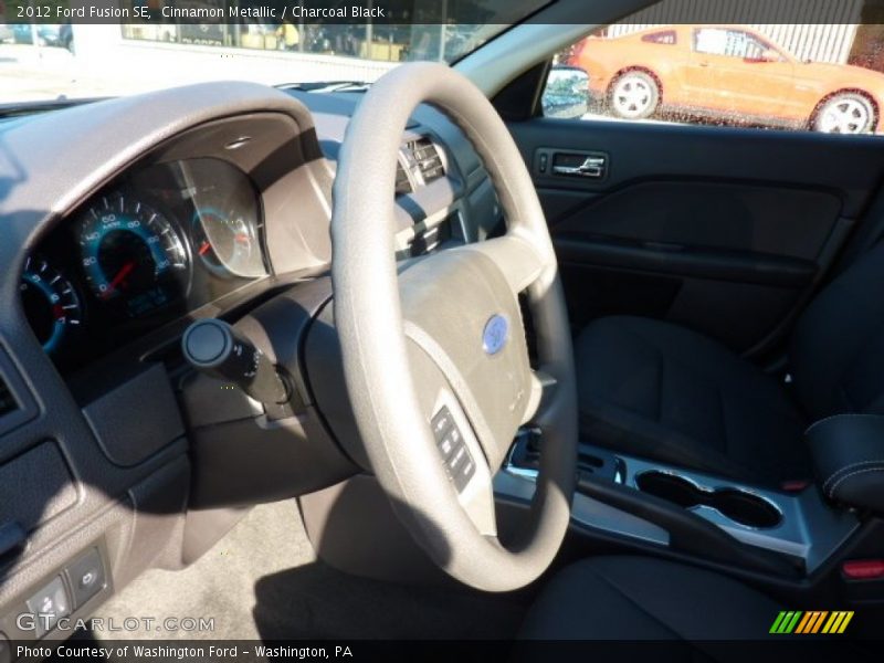 Cinnamon Metallic / Charcoal Black 2012 Ford Fusion SE