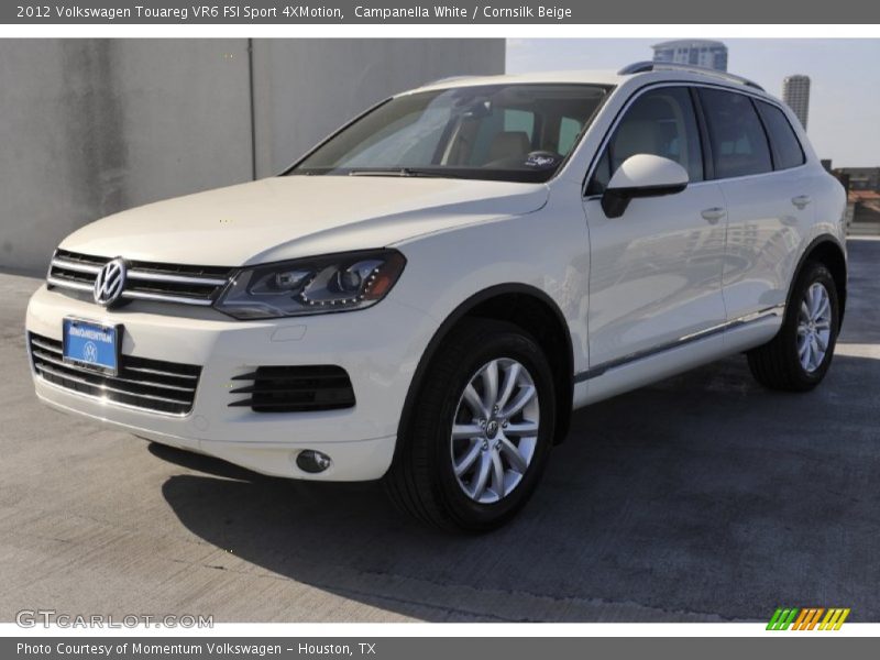 Campanella White / Cornsilk Beige 2012 Volkswagen Touareg VR6 FSI Sport 4XMotion