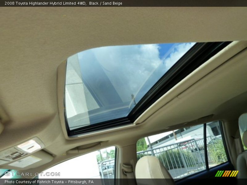 Black / Sand Beige 2008 Toyota Highlander Hybrid Limited 4WD