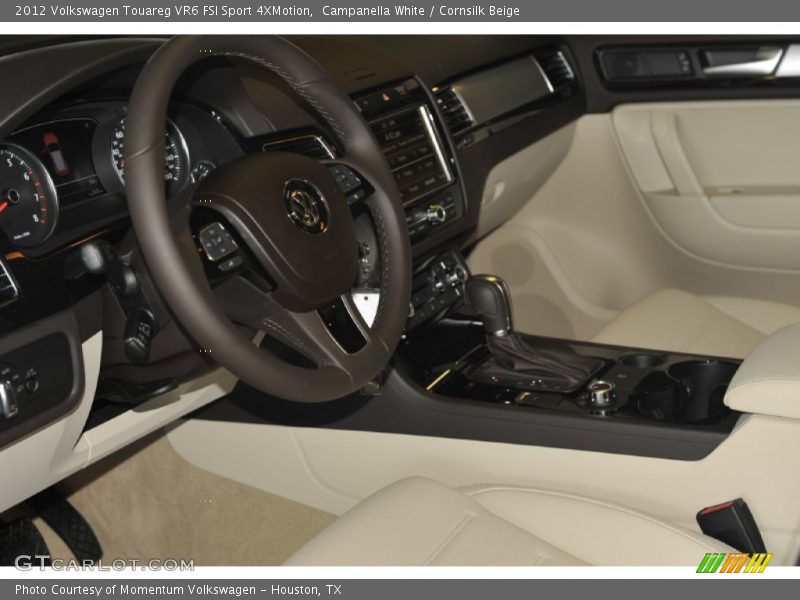 Campanella White / Cornsilk Beige 2012 Volkswagen Touareg VR6 FSI Sport 4XMotion