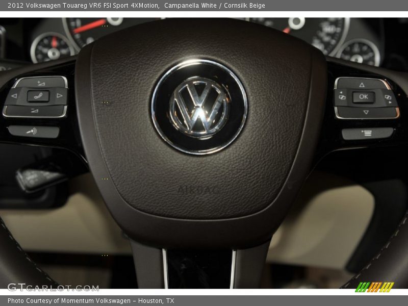 Campanella White / Cornsilk Beige 2012 Volkswagen Touareg VR6 FSI Sport 4XMotion