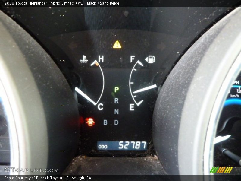 Black / Sand Beige 2008 Toyota Highlander Hybrid Limited 4WD