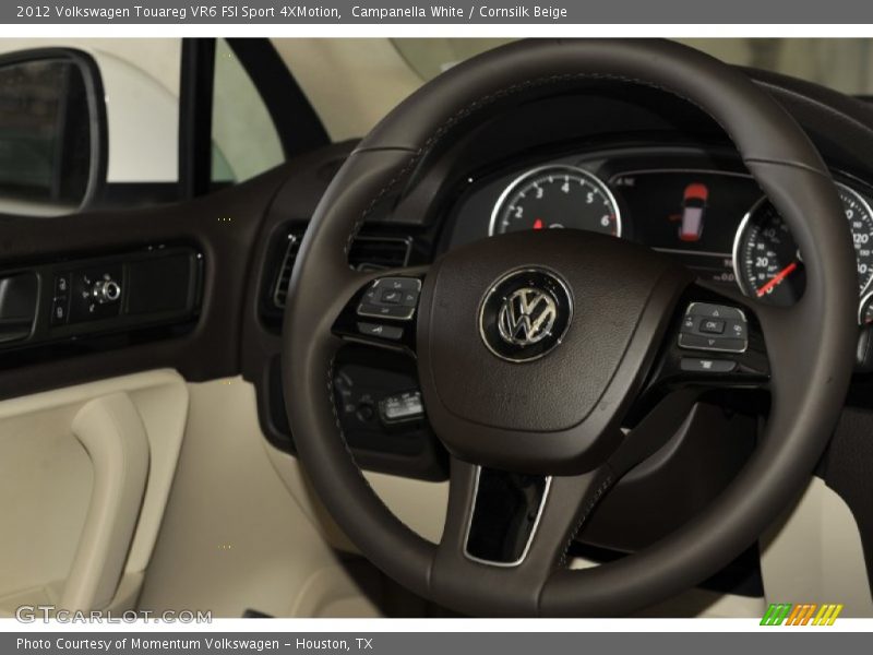 Campanella White / Cornsilk Beige 2012 Volkswagen Touareg VR6 FSI Sport 4XMotion