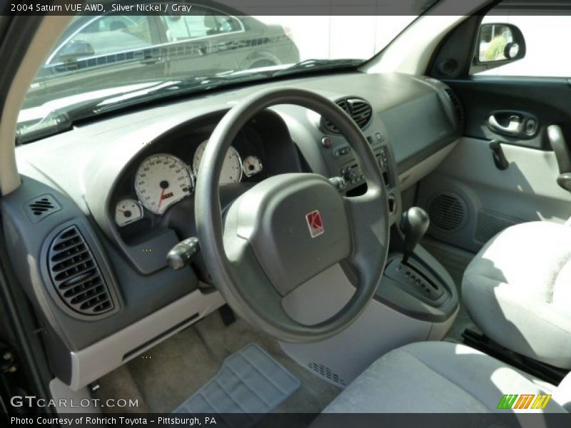 Silver Nickel / Gray 2004 Saturn VUE AWD