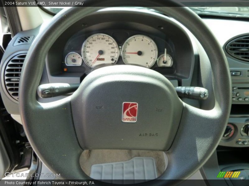 Silver Nickel / Gray 2004 Saturn VUE AWD