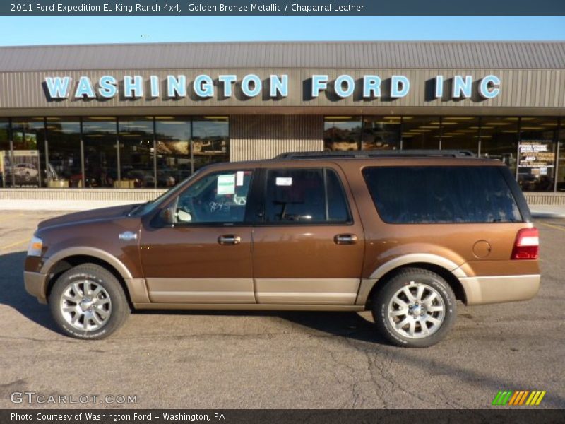 Golden Bronze Metallic / Chaparral Leather 2011 Ford Expedition EL King Ranch 4x4