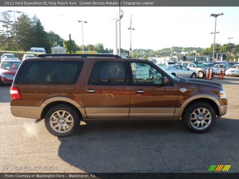 Golden Bronze Metallic / Chaparral Leather 2011 Ford Expedition EL King Ranch 4x4