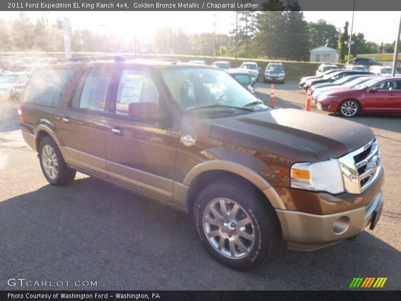 Golden Bronze Metallic / Chaparral Leather 2011 Ford Expedition EL King Ranch 4x4